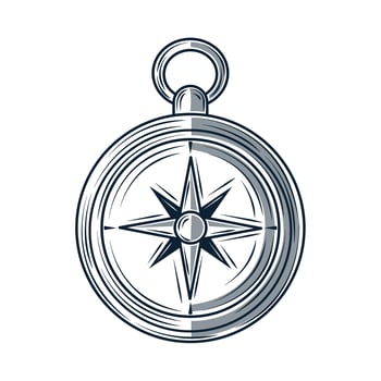 maritime compass nautical vector
