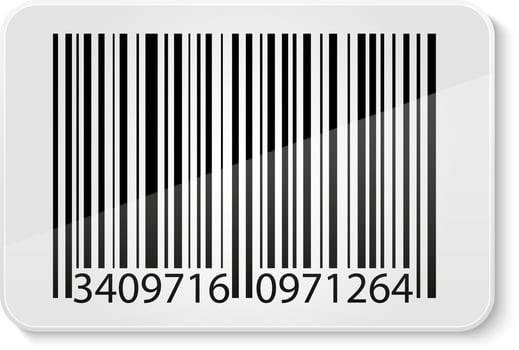 bar code stock vector illustration isolated on white background