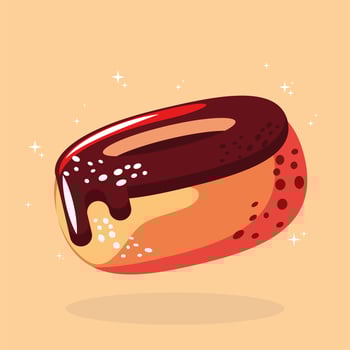 food sweet donut vector