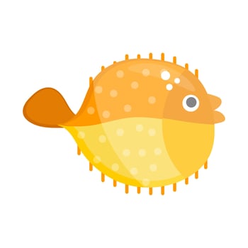 Cute Puffer Fish vector