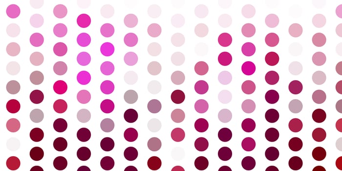 Light pink vector template with circles