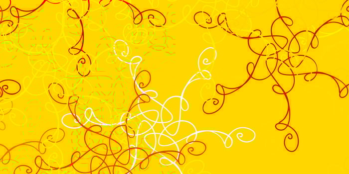 Light Yellow vector template with wry lines