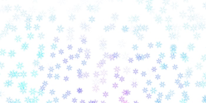 Light pink blue vector abstract template with leaves