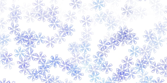 Light blue vector abstract layout with leaves