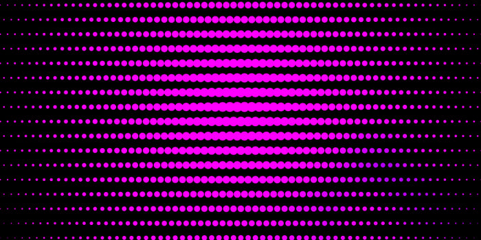 Dark Pink vector pattern with spheres Colorful illustration with gradient dots in nature style New template for a brand book