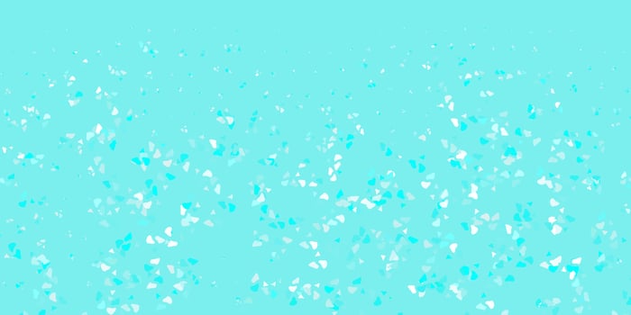 Light blue green vector background with random forms