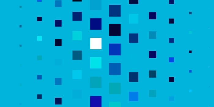 Light Blue Green vector pattern in square style Rectangles with colorful gradient on abstract background Pattern for websites landing pages