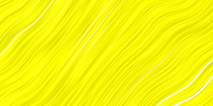 Light Yellow vector texture with circular arc Brand new colorful illustration with bent lines Pattern for booklets leaflets