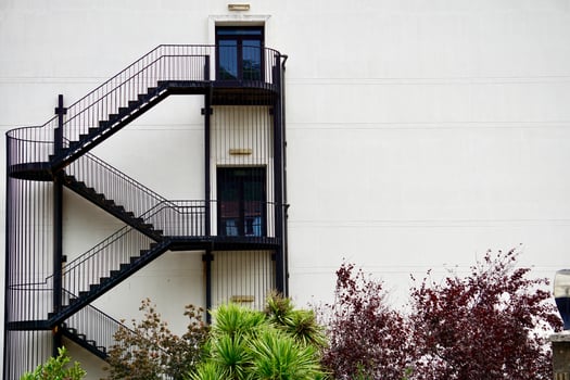 stairs architecture in the city photo