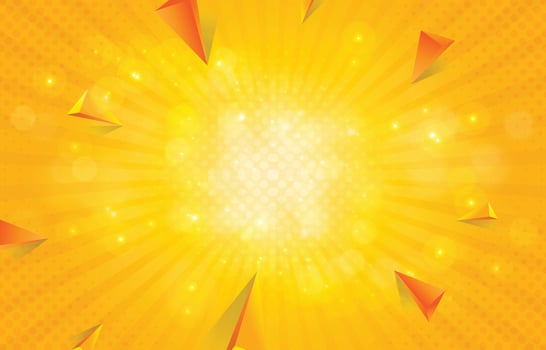 Yellow Abstract Shape Background vector