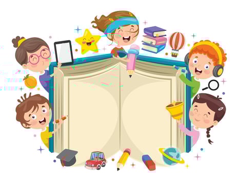 Concept Design For Children Education vector