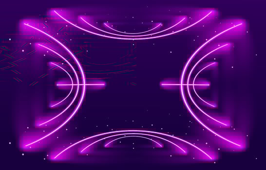 Glow Neon Abstract Line Background vector