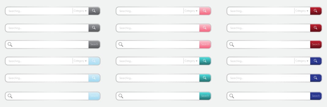 Box for searching on the site vector