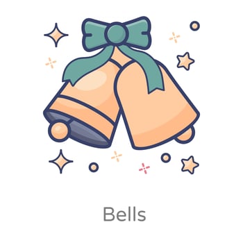 Decorative Jingle Bells vector