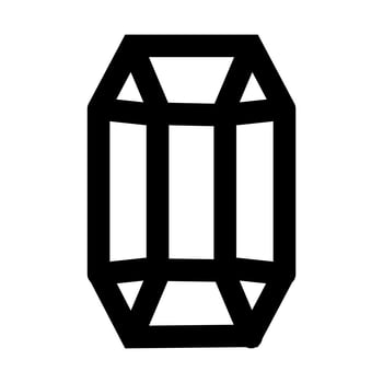 diamond luxury stone line style icon vector