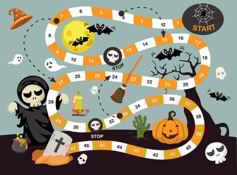 Educational maze game for children illustration vector
