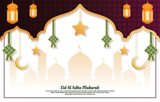 Eid Al AdhaTemplate vector