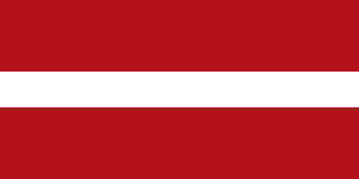 Latvia officially flag vector