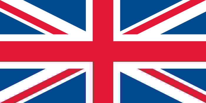 United Kingdom officially flag vector