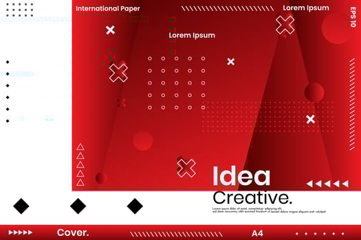 Vector illustration of Abstract Polygons and Lines on Vector Background