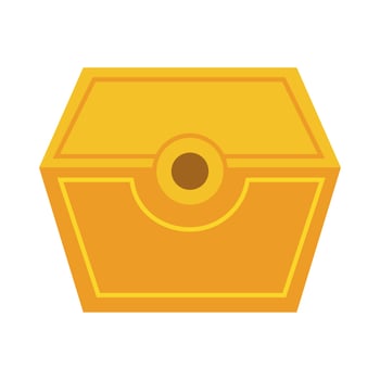 treasure chest flat style icon vector