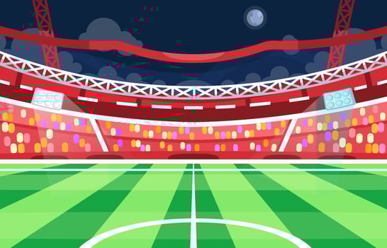 Soccer Stadium Background vector