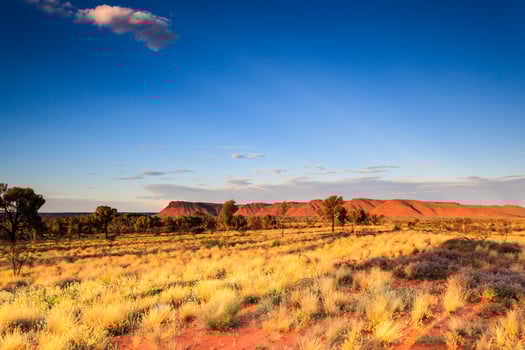 Kings Canyon at Sunset Northern Territory Australia photo