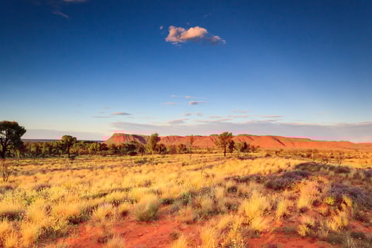 Kings Canyon at Sunset Northern Territory Australia photo