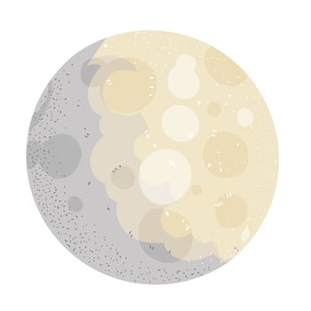 space moon icon vector