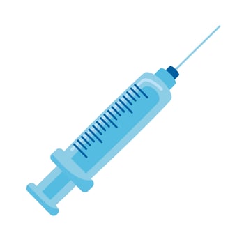 injection syringe vaccine medical icon vector