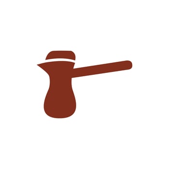 coffee kettle drink silhouette style icon vector