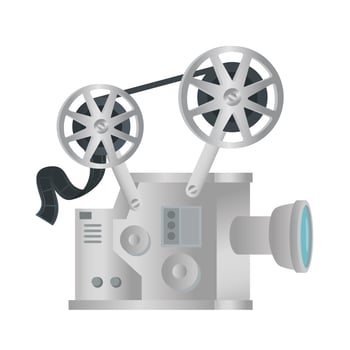 Cinema videocamera icon vector design