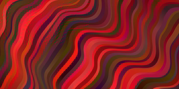 Dark Red vector pattern with wry lines