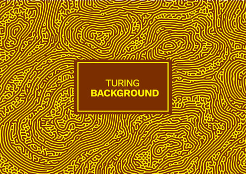 Abstract Irregular Organic Lines Turing Pattern Background Turing Pattern Organic Reaction Diffusion Pattern Background Free Vector