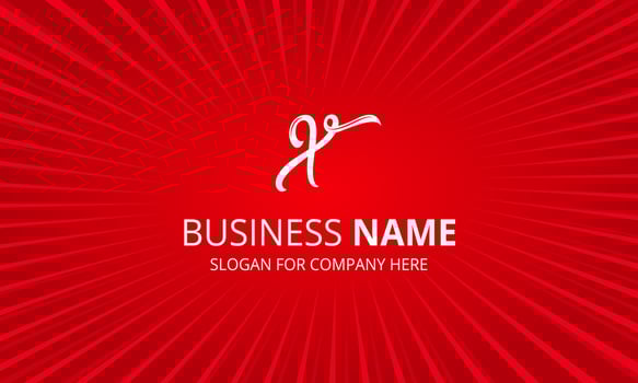 Stylish Red Business Background With Rays Light vector