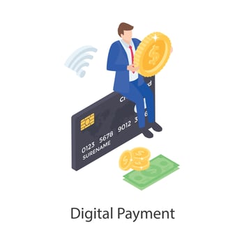 Digital Payment and Banking vector