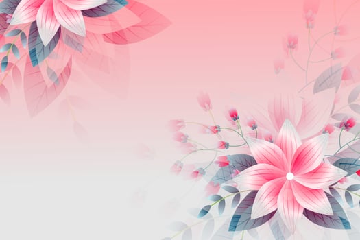 Beautiful flower abstract background flowers in bloom on a soft pink background vector