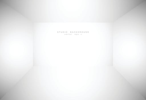 Empty studio room background vector