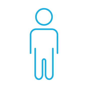 human person figure isolated icon vector
