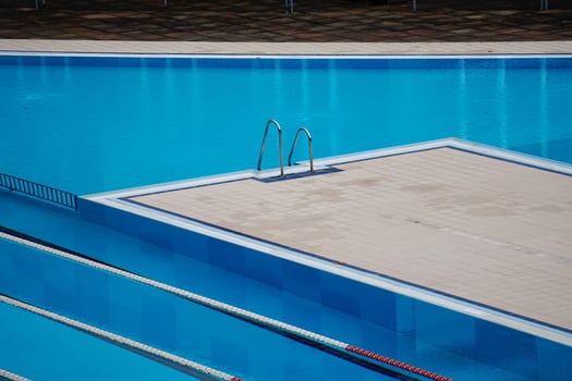 Empty sport swimming pool photo