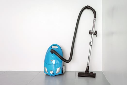 Blue vacuum cleaner photo