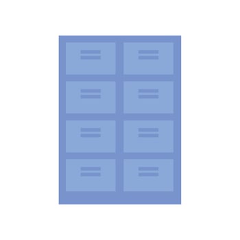 Isolated blue furniture vector design