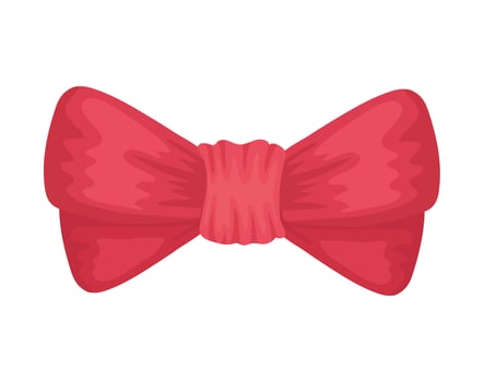 red bow tie vector