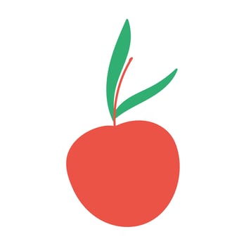 apple fresh fruit vector