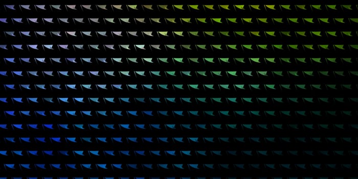 Light Blue, Yellow vector background with triangles.