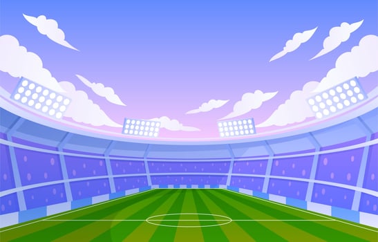 Soccer Stadium Background vector
