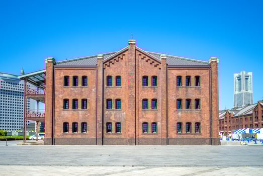 Yokohama Red Brick Warehouse in Japan photo