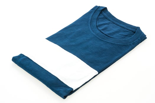 T-shirt on white photo