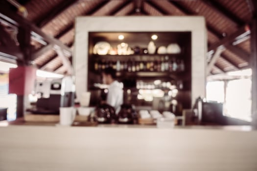 Abstract blur restaurant photo