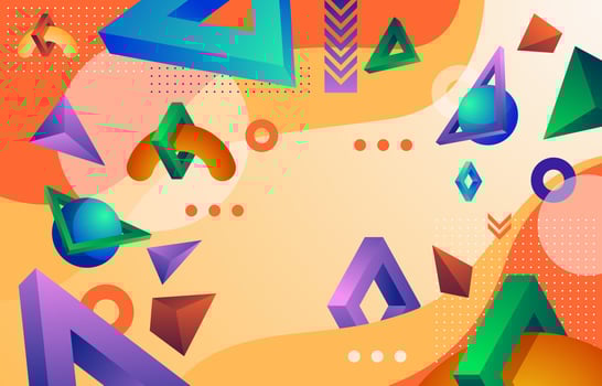 Realistic Geometric Background vector